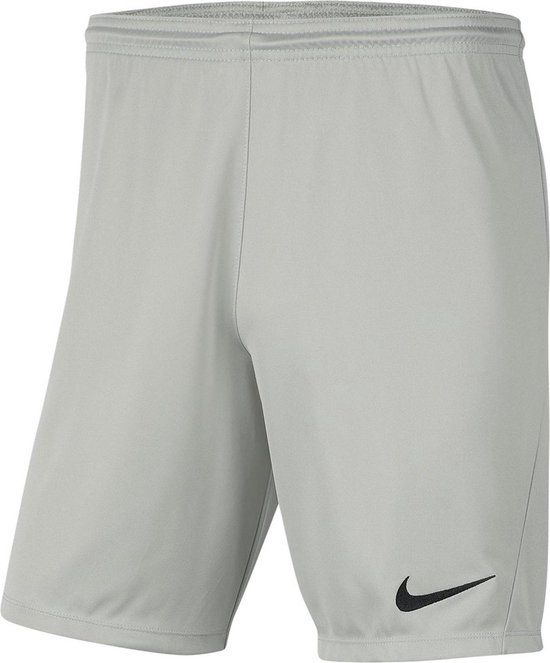 Nike Park III Short Kinderen - Grijs - Maat 164