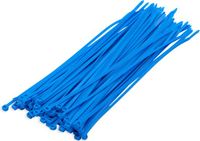 Merkloos / Sans marque Dulimex B.V. Kabelbinders - Blauw - 100 stuks - 10 x 0,25 cm