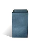Miplast Verhoogd bloembed glad 40 x 40 x H 80 cm antraciet