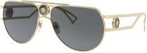 VERSACE Zonnebril 0V2225 Goudkleurig Metaal Unisex