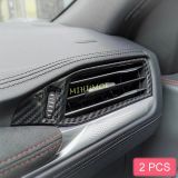 MIHUMOE Ford Koolstofvezel Dashboard Side Air Vent Cover Versieringen Voor Escape Kuga 2020-2025