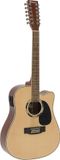 Dimavery DR-612 Western Gitaar 12-snaren Natuur
