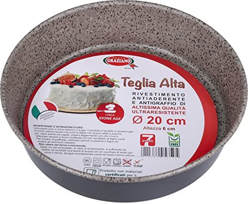 Graziano Ronde bakvorm - 20 cm - Anti-aanbaklaag - PFOA-vrij