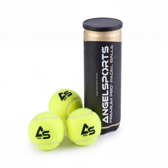Top1Toys Engelhart Angel Sports Padelballen – Set van 3 – Geel