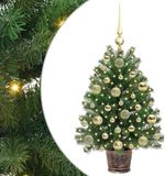 vidaXL Kunstkerstboom met 150 LED, Groen, 75 cm