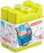 Plasticforte kleine koelelementen - 2x stuks - 100 grams - 7 x 8 cm - groen - plastic