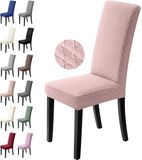 BalladHome Housse de chaise Lot de 6 Rose