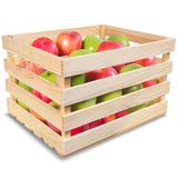 Creative Home Creative Deco Houten Kist | 50 x 40 x 30 cm | Houten Mand Ideaal voor Opslag Cadeau Decoratie DIY | voor Documenten Speelgoed Gereedschap