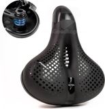 Voltano Pro Gel Fietszadel – Met Uitsparing – Zwart – Unisex