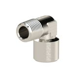 Riegler Hoekstuk, binnen/buiten, M5, SW 9, werkdruk max. 60 bar, bedrijfstemperatuur max. 150 °C, messing vernikkeld