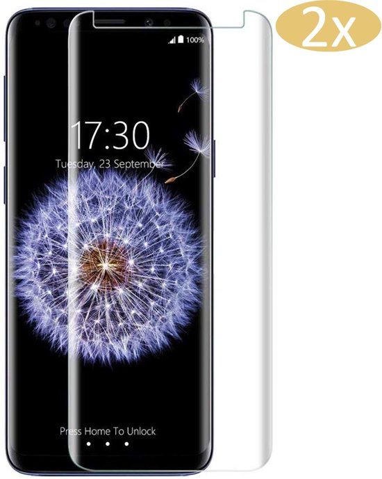 iCall 2x Screenprotector Gehard Tempered Glas Samsung Galaxy S9 - Case Friendly