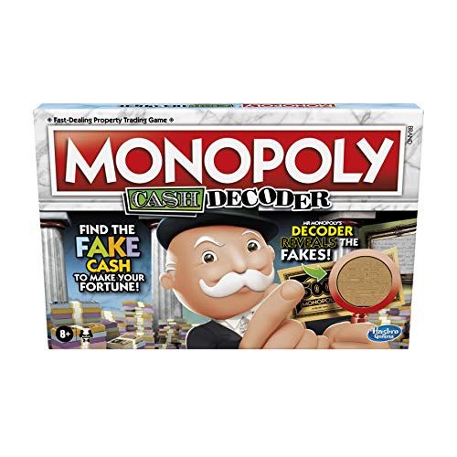 Monopoly Cash Decoder Bordspel voor gezinnen en kinderen vanaf 8 jaar