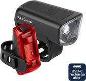 AXA Dwn 50 USB fietsverlichting set