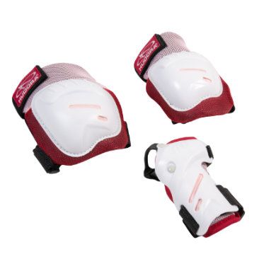 Hudora ® Biomechanische beschermerset Comfort roze - 4005998859384