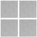 vidaXL Trapmatten 4 st 40 x 40 cm zilver aluminium vierkant