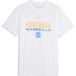 PUMA Olympique de Marseille ftblCulture T-shirt voor Heren, Blauw/Wit, Maat XS