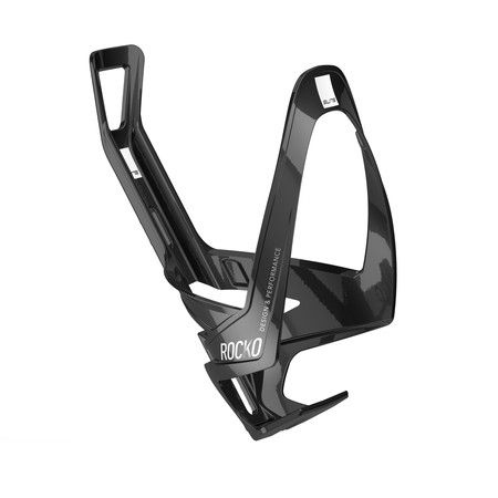 Elite Rocko Carbon Bidonhouder - wit/zwart