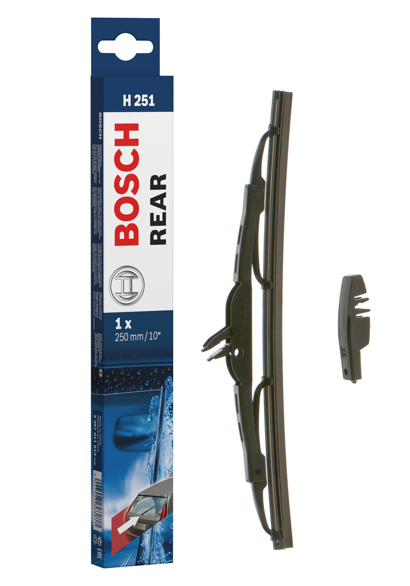 Bosch ruitenwisser achter H251 - Lengte: 250 mm - wisserblad achter