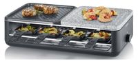 SEVERIN RG 2366 Black Line gourmetstel - 8 personen - PFAS vrij - natuursteen en keramisch grilloppervlak