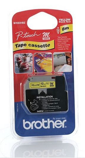 Brother Lettertape M-K631BZ - Labelprinter Tape - Blister