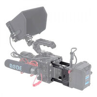 Nitze E2-FS-SV4L V/Gold Mount QR Adapter avec support SSD pour convertisseur Z CAM SDI (support long)
