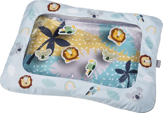 Nuby - Animal Adventures Water mat - Sensorisch speelgoed - Interactief spel - Wasbare hoes - 6+ maanden