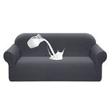 Granbest Premium waterafstotende bankhoes, zeer rekbare bankhoes, superzachte stoffen bankhoes (grijs, L)
