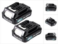 Makita accu-set Li 12V met 2x BL1021B accu 2,0Ah