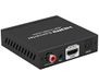 PremiumCord 4K audio-extractor ARC, HDR, uitgangen: stereo-aansluiting, SPDIF, cinch, videoresolutie 4K @60Hz UHD 2160p, Full HD 1080p, 3D, HDCP, kleur zwart