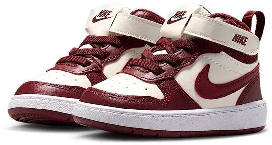 Nike Court Borough Mid 2 Sneaker Junior - Rood/Wit - Maat 22 - Unisex