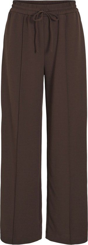 Vila Viclua HW Wide Pants - Coffee Bean - L