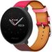 Strap-it Polar Bracelet cuir Ignite 3 (rose vif/marron foncé)