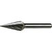 LUKAS-ERZETT A10051225601 Fraise carbure cône pointu Longueur 40 mm Dimension, Ø 12 mm Longueur de travail 25 mm Diamètre de queue 6 mm