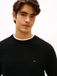 Tommy Hilfiger Pull en laine pour homme 3XL Noir