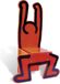 Vilac Standing Man Chair (Red) by Keith Haring