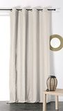 Linder Métis 0511/29/375FR gordijn met ogen, 135 x 260 cm, beige