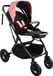 Aga voiture de sport, noir/rose
