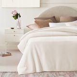 Room99 Luxe Bouclé Plaid / Deken 125x150 cm - Zacht & Warm - Crème