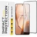 Techsuit Film de protection d'écran pour OnePlus 13R, Verre trempé, Collage intégral, Noir