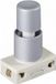 interBär 3030-611.81 Drukschakelaar 250 V/AC 2 A 1x aan/uit Continu 1 stuk(s) Grijs Kunststof