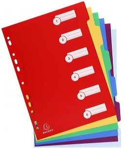 Exacompta 4906E transparante schutkaart 29,70x21,00x0,35 cm