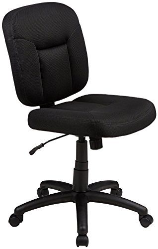 AmazonBasics Bureaustoel - Zwart - Ergonomisch - 2023 Model