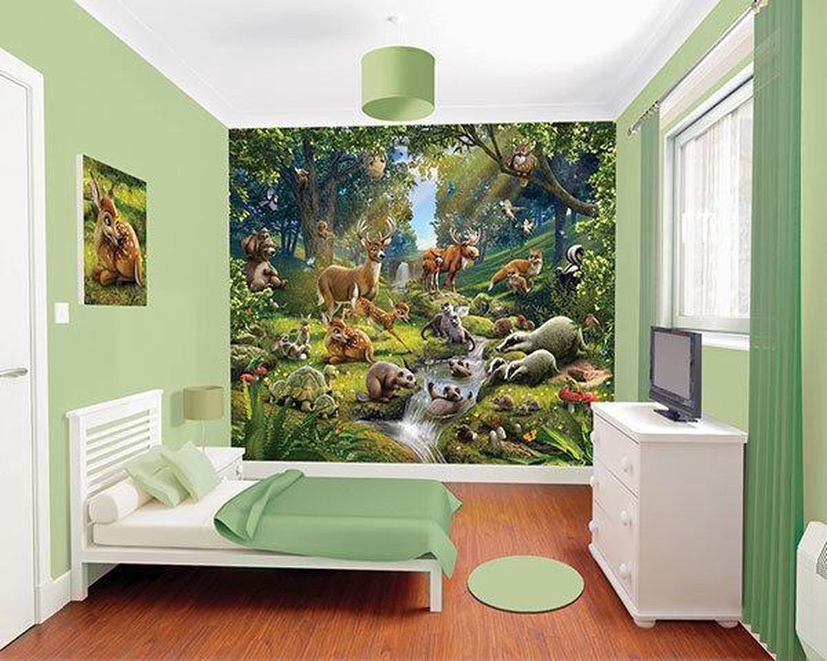 Walltastic Kinderbehang - Dieren van het Woud - 305 x 244cm