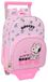 Safta Snoopy Sac à dos à roulettes 10l Rose Enfants