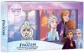Disney Frozen II Portemonnee met Sleutelhanger – Violet – Nylon – Unisexe – Vanaf 3 Jaar