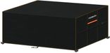 Famanu – Stuurwielhoes van microfiber leer, golflijn, paars, 37-38 cm