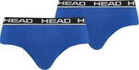 Head Basic Slip Pant Slips voor heren, ondergoed, set van 2, blauw/zwart, L