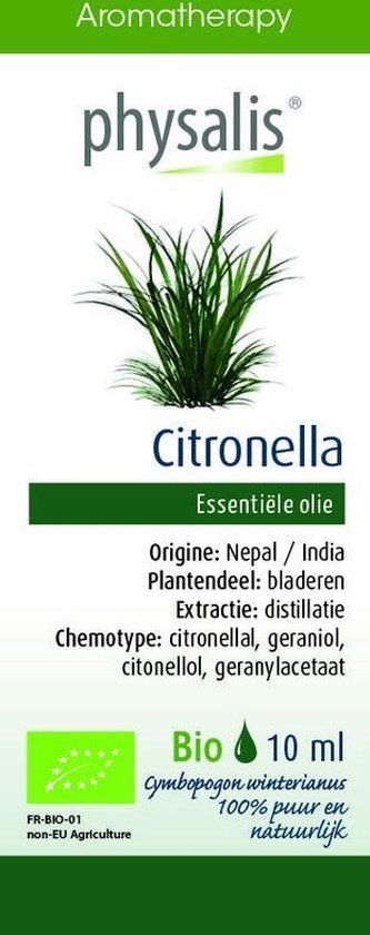 Physalis Citronella bio 30 Milliliter