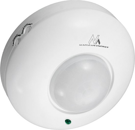 Maclean Energy Plafond 360 hoek 6m bereik PIR bewegingsdetector