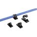 TRU COMPONENTS TC-4JR-S203 Support de fixation Adhésif 1593031 Diamètre de câble (plage) 5.50 mm (max) Noir 1 pièce(s)